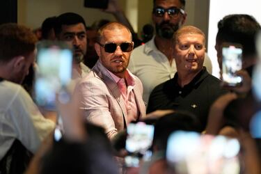 Conor Mcgregor, protagonista de la rueda prensa en el Hotel Hard Rock, presentando la velada de Bare Knuckle Fighting Championship (BKFC) entre Franco Tenaglia y Tony Soto.