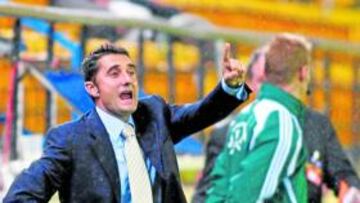 <b>EL DÍA MÁS EMOTIVO. </b>Valverde dirigió al Espanyol en la final de la Copa UEFA-2007 en Hampden.