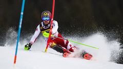 Marcel Hirscher, ganador de la prueba de eslalon en Are (Suecia).