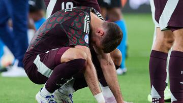 Santiago Gimenez of Mexico during the CONMEBOL Copa America 2024 group B match between Ecuador and Mexico, at State Farm Stadium, on June 30, 2024 in Glendale, Arizona, United States.