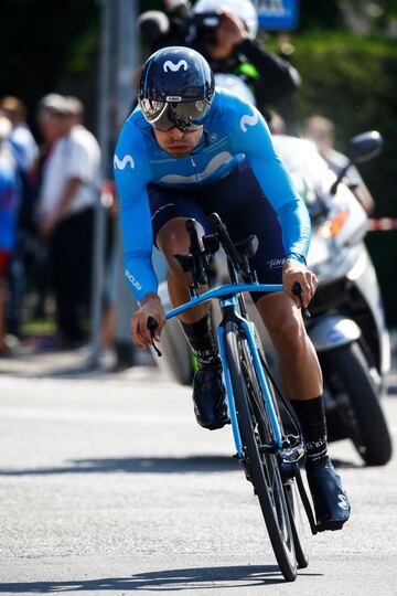 Contrarreloj cargada de emociones en el Giro de Italia 