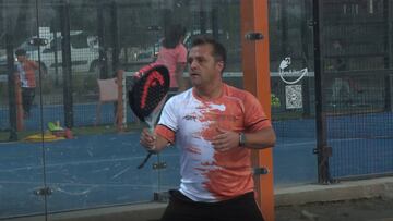 Fue figura en el fútbol y busca ser seleccionado chileno de pádel: “Este deporte me motivó”