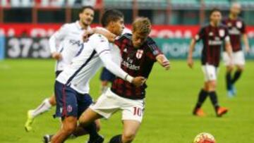 El Milán ve alejarse los puestos europeos al caer con el Bolonia
