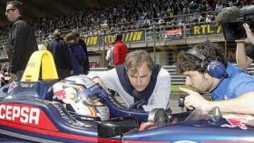 Carlos Sainz, padre e hijo.