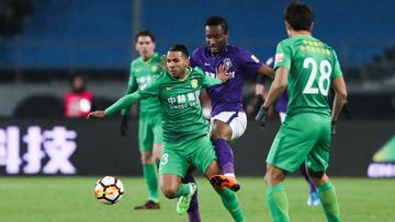 Jonathan Viera, jugador del Beijing Guoan 