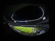 General View during the game America vs Tigres UANL, corresponding to first leg match of great final the Torneo Apertura 2023 of the Liga BBVA MX Femenil, at Azteca Stadium, on November 24, 2023.
<br><br>
Vista general Protocolo durante el partido America vs Tigres UANL, correspondiente al partido de ida de la gran final del Torneo Apertura 2023 de la Liga BBVA MX Femenil, en el Estadio Azteca, el día 24 de noviembre de 2023.