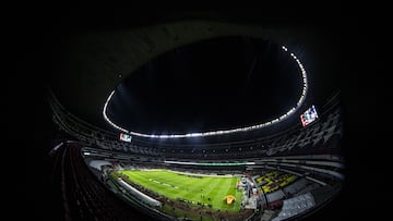 General View during the game America vs Tigres UANL, corresponding to first leg match of great final the Torneo Apertura 2023 of the Liga BBVA MX Femenil, at Azteca Stadium, on November 24, 2023.
<br><br>
Vista general Protocolo durante el partido America vs Tigres UANL, correspondiente al partido de ida de la gran final del Torneo Apertura 2023 de la Liga BBVA MX Femenil, en el Estadio Azteca, el día 24 de noviembre de 2023.