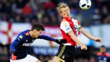 Moreno fue fundamental en la importante victoria del PSV ante el Feyenoord en la Eredivisie.