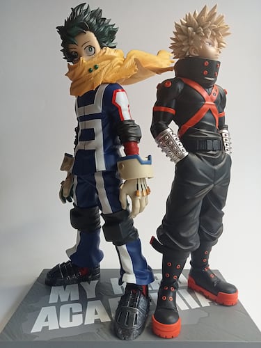 ‘My Hero Academia’ y sus dos explosivas figuras de Izuku Midoriya y Bakugo Katsuki que no te querrás perder