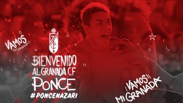 Ezequiel Ponce refuerza la delantera del Granada