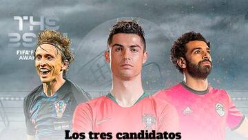 Modric, Cristiano y Salah: sus m¨¦ritos para ganar el The Best