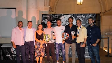 Javi Guerrero, José Bernal. Xabi Prieto, Fran de Boer y Fernando Sanz.