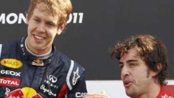 <b>EL RELEVO. </b>Alonso cede ante Vettel como el preferido de los jefes.