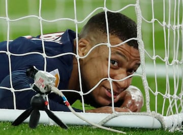 Decisions ahead | Paris St Germain's Kylian Mbappe celebrates scoring their sixth goal.