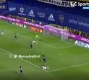 La zaga de Boca fue invisible, así abrió el marcador Orsini