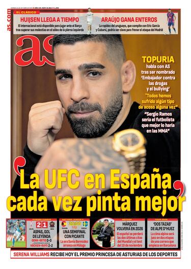 Las portadas de AS de octubre