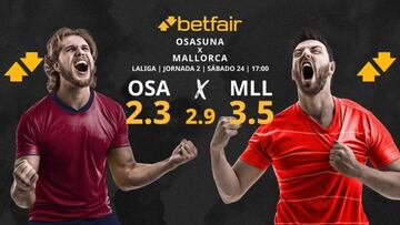 CA Osasuna vs. RCD Mallorca: horario, TV, pronósticos, estadísticas y clasificación