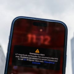 Este es el mensaje de alerta que llegó a los móviles por el terremoto en NYC