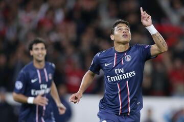 Thiago Silva llegó al PSG procedente del AC Milan por 42 M€.