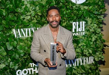 Colman Domingo posa en la alfombra roja de los de los Gotham Awards 2024 celebrados en el Cipriani Wall Street de Nueva York.