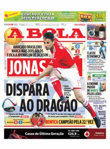 Portadas de la prensa deportiva