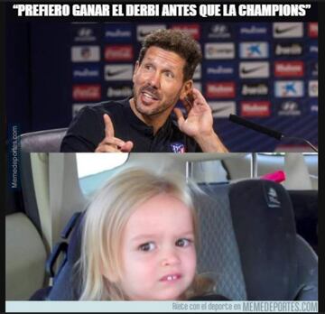 Los memes más divertidos del derbi madrileño