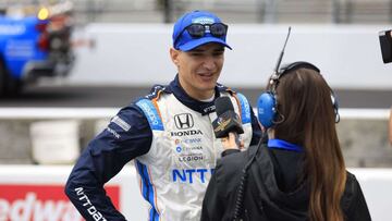 Álex Palou, en Indianápolis.