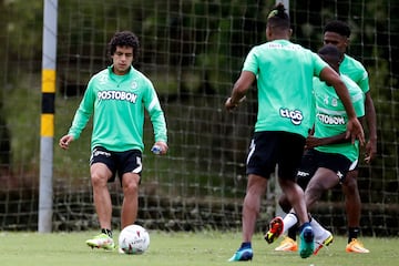 Imágenes del entrenamiento de Atlético Nacional previo al partido ante Bucaramanga