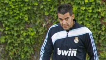 <b>DESPEDIDA. </b> Álvaro Negredo apura en Dublín sus últimas horas como jugador del Real Madrid.