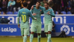 Uruguayan forward Luis Suárez looks back on his relationship with Lionel Messi and Neymar during their overlapping time at Barcelona.