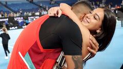 Nick Kyrgios junto a su novia.