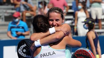 Paula Josemar&iacute;a y Ari S&aacute;nchez celebran su t&iacute;tulo en Cascais.