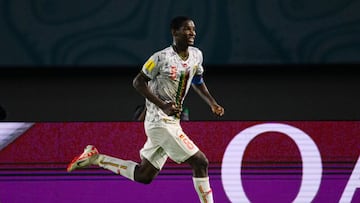 Ibrahim Diarra celebrando un gol en el Mundial Sub-17