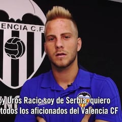 Racic: "El Valencia encaja con mi carácter, soy competitivo"