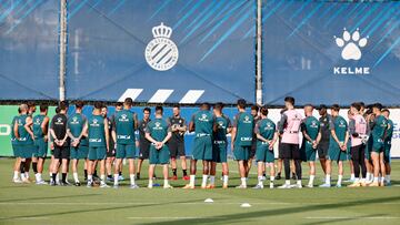 La plantilla del Espanyol.