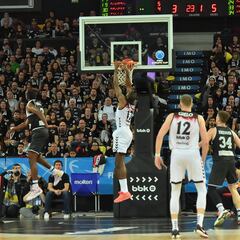 El Bilbao Basket hace la mitad de la faena