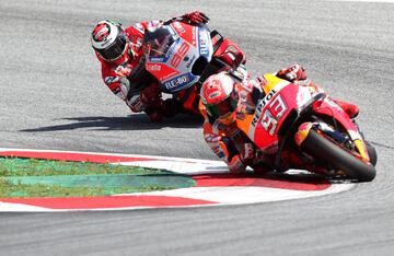 Marc Márquez y Jorge Lorenzo. 