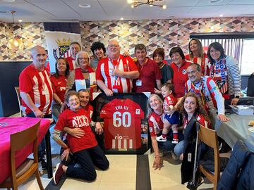 Homenaje a Marianín en el 8º aniversario de la peña atlética Cirbonera de Cintruénigo. 