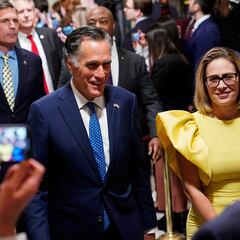 What did Mitt Romney say to George Santos? Republican lawmakers clash at State of the Union
