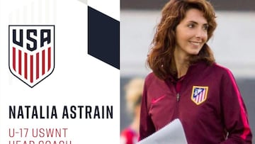 Natalia Astrain dirigir¨¢ a la selecci¨®n Sub-17 en EE UU