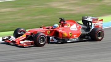 SIN CAMBIOS. Los Ferrari no mejoraron tampoco en Alemania.