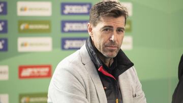El presidente de la RFEA Raúl Chapado, durante la presentación del Meeting Villa de Madrid.