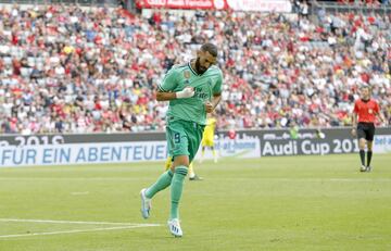 Benzema empató el partido. 1-1.