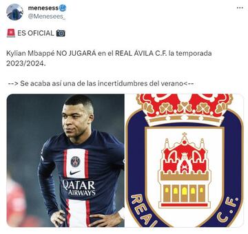 El cachondeo en Twitter con “Kylian Mbappé NO JUGARÁ”