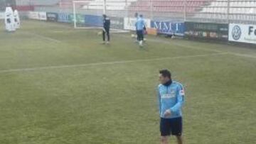 Koke sobre el césped de Majadahonda