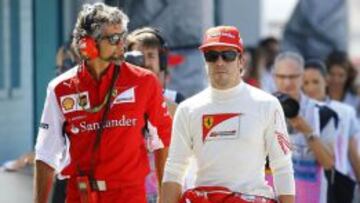 Fernando Alonso, quinto en Alemania.