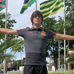 Pablo Moreno: "Cristiano es mi ídolo y me ayuda mucho"