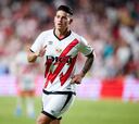 Las imágenes del esperado debut de James Rodríguez con el Rayo Vallecano