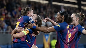 07/10/25 PARTIDO FUTBOL FEMENINO WOMENS CHAMPIONS LEAGUE FASE GRUPOS JORNADA 1
BARCELONA - BAYERN MUNICH
Gol de Ewa Pajor 2-0 ALEGRIA