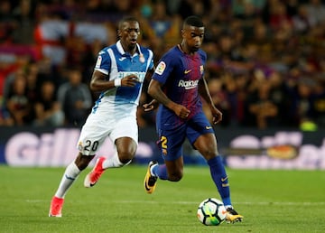 Nelson Semedo and Papakouli Diop